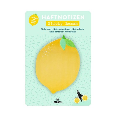 MOSES Haftnotizen Sticky Lemon
