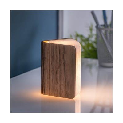 Ginkgo Mini Smart Book Light Natural wood - Walnut