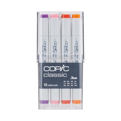 Copic Classic 12 Bright colors set