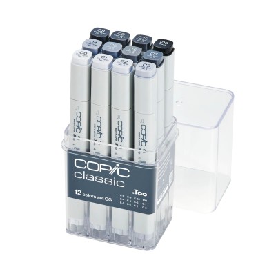 Copic Classic 12 colors set Cool Gray