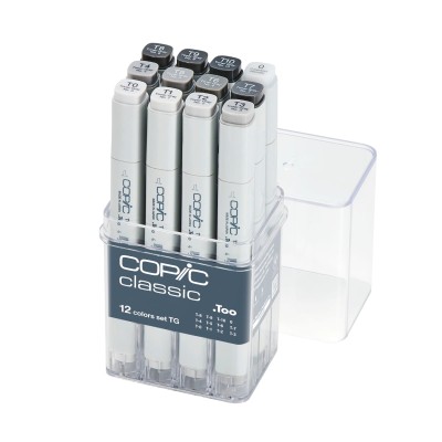 Copic Classic 12 colors set Toner Grays