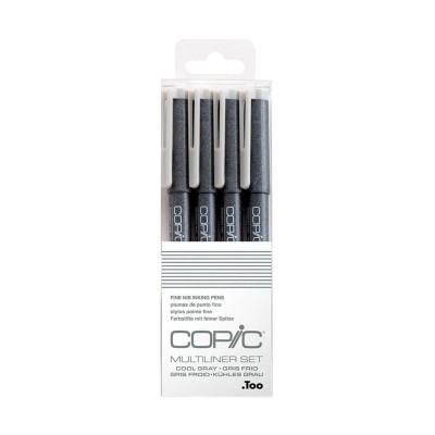 Copic Multiliner Coloured Set Cool Gray Πενάκια σχεδίου