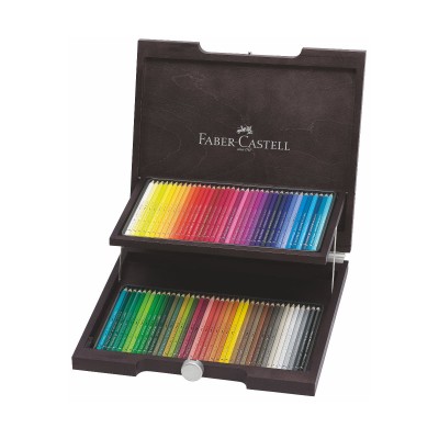 Faber Castell Albrecht Durer Ξυλομπογιές Ακουαρέλας Πολυτελής ξύλινη κασετίνα 72 χρωμάτων
