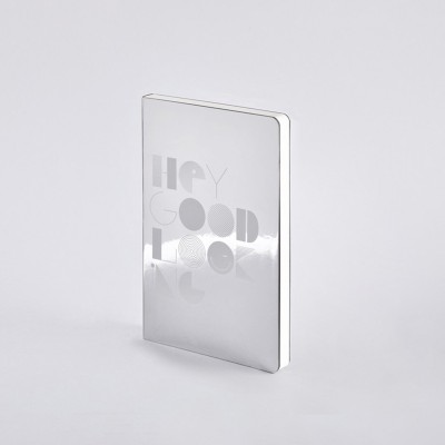 nuuna Notebook Graphic Metallic M - HEY GOODLOOKING