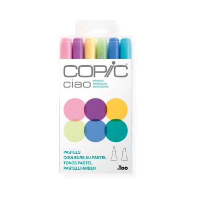 Copic Ciao Set ''Pastels'' 6pcs