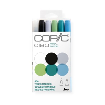 Copic Ciao Set ''sea'' 6pcs