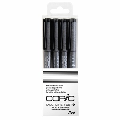 Copic Multiliner Classic Black Set A Πενάκια σχεδίου