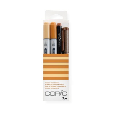Copic Ciao Set ''Doodle Pack Brown'' 4pcs