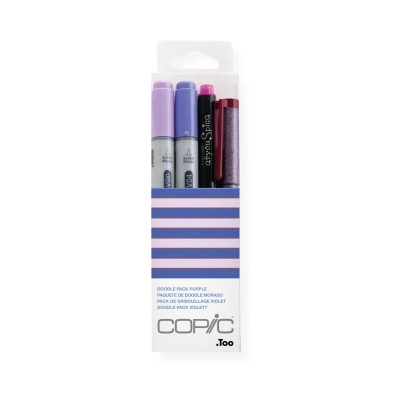 Copic Ciao Set ''Doodle Pack Purple'' 4pcs
