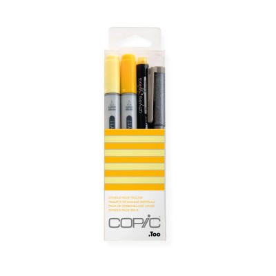 Copic Ciao Set ''Doodle Pack Yellow'' 4pcs