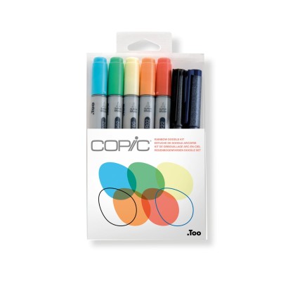 Copic Ciao Set ''Rainbow Doodle Kit'' 7pcs