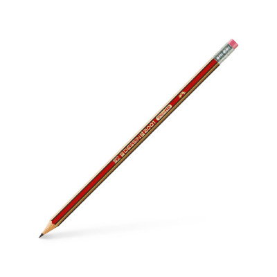 Faber-Castell Μολύβι με Γόμα Dessin 2001 Red/Gold HB