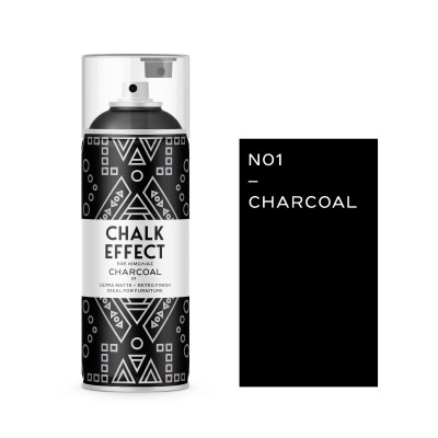 Cosmolac Σπρέι Κιμωλίας Chalk Effect - No1 Charcoal 400ml