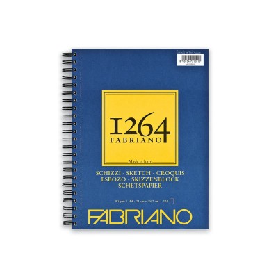 Fabriano 1264 Sketch - Μπλοκ Σχεδίου Σπιράλ Α4