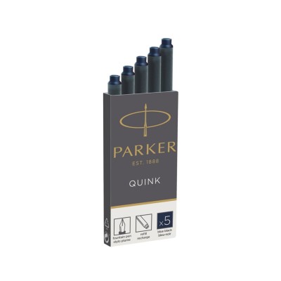 PARKER Αμπούλες Μελάνης Quink Ink 5T - Blue / Black