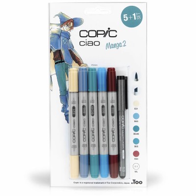 Copic Ciao Set 5 + 1 Manga 2