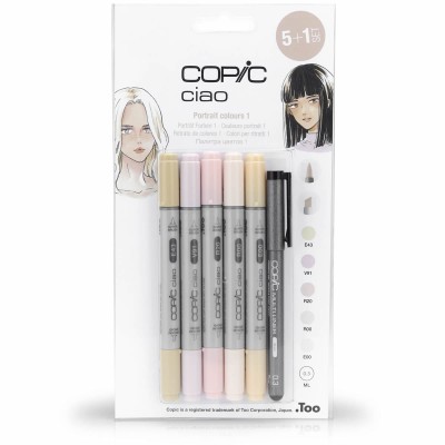 Copic Ciao Set 5 + 1 Portrait 1