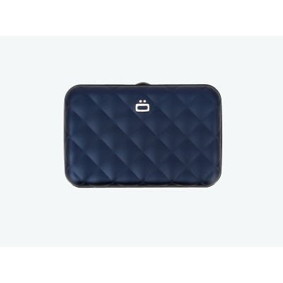 OGON Quilted Button NAVY BLUE Lady Case Γυναικείο Πορτοφόλι - Καρτοθήκη RFID