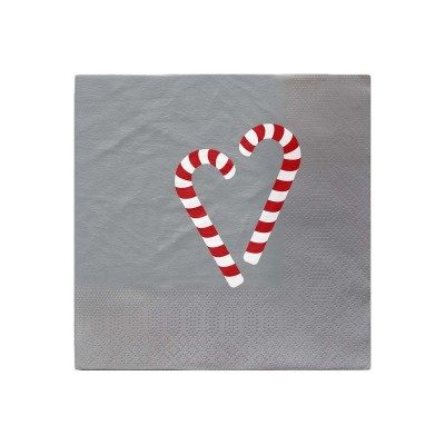CHICMIC Bamboo Napkins Χριστουγεννιάτικες Χαρτοπετσέτες Christmas Canes