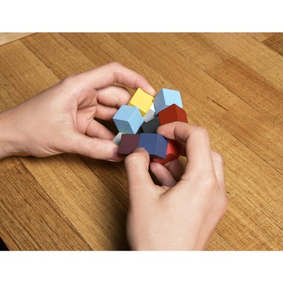 KIKKERLAND Elasti Cube 3D Wooden Puzzle Τρισδιάστατος Κύβος Παζλ