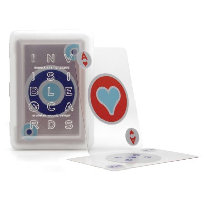 KIKKERLAND Playing Cards Invisible Διάφανη-Αδιάβροχη Τράπουλα