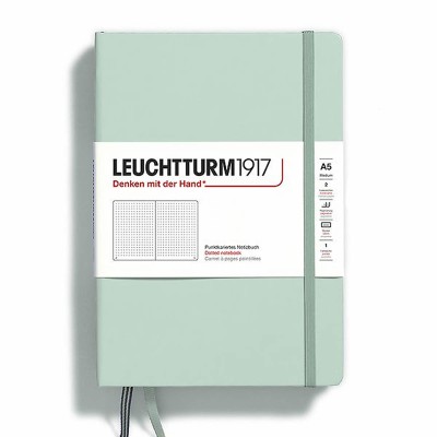 LEUCHTTURM1917 Natural Colors Σημειωματάριο Α5 Σκληρό Εξώφυλλο Mint Green - Κουκκίδες