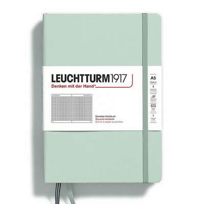 LEUCHTTURM1917 Natural Colors Σημειωματάριο Α5 Σκληρό Εξώφυλλο Mint Green - Καρέ