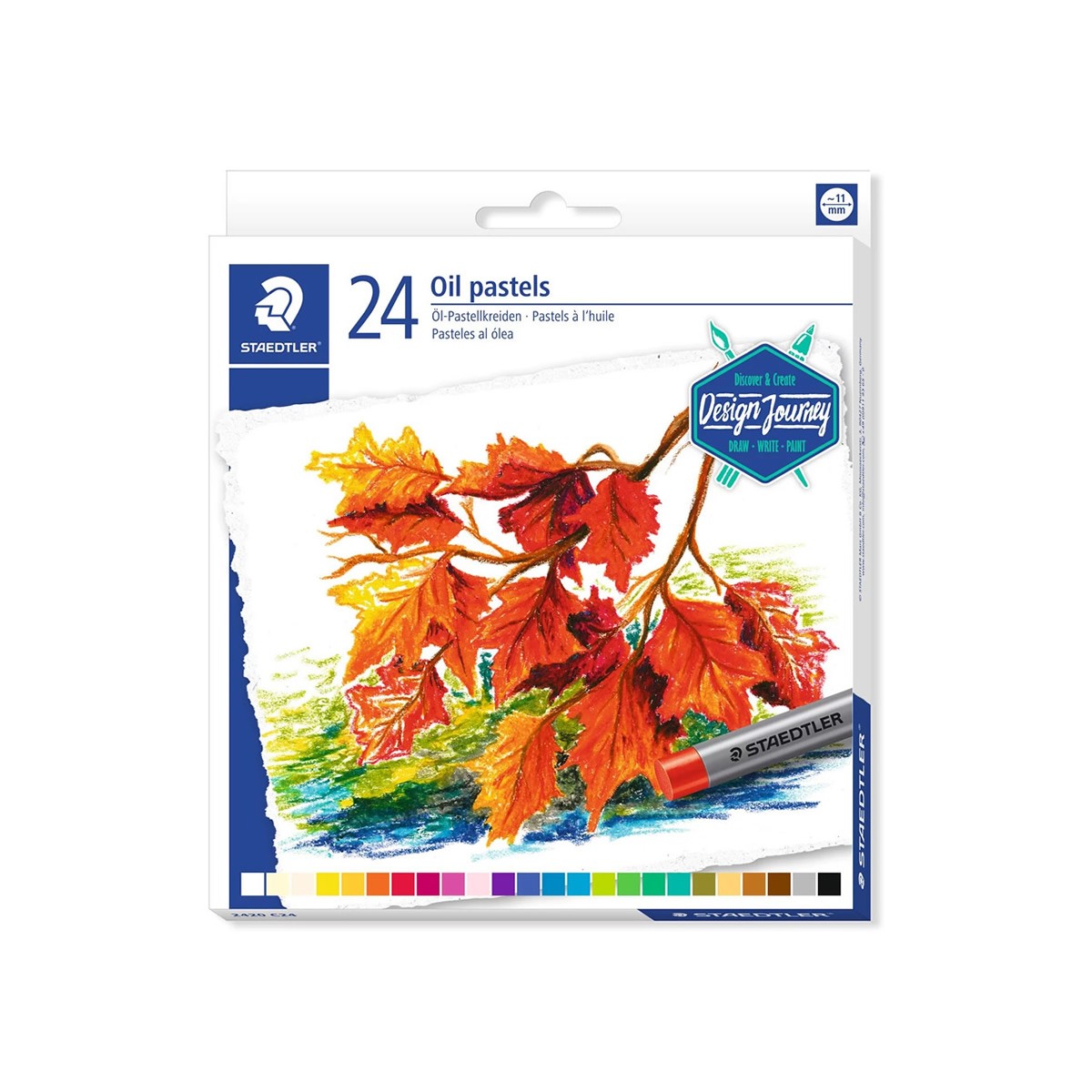 STAEDTLER 24 Oil Pastels - 24 Λαδοπαστέλ