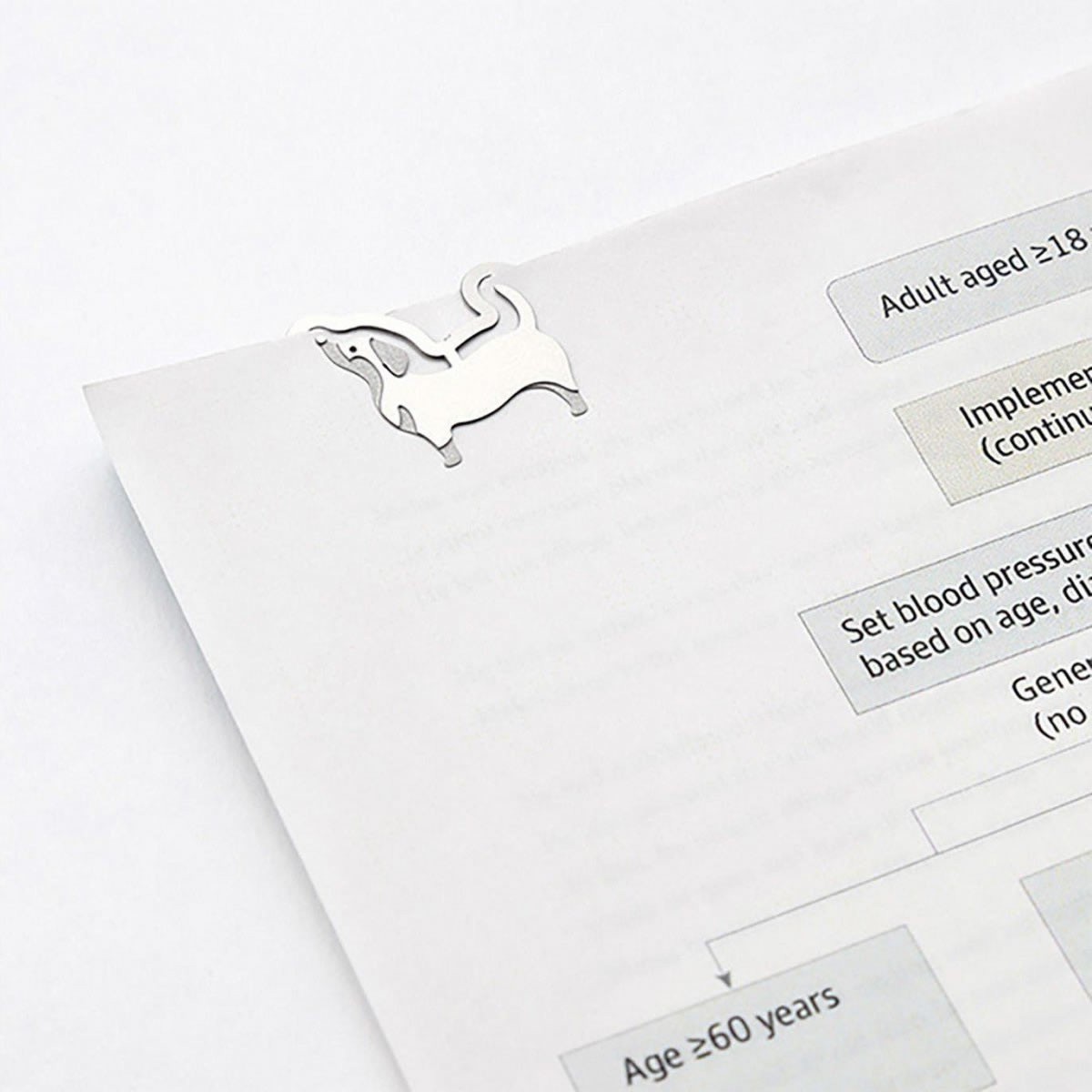 Etching Clips Dog Σετ Σελιδοδείκτες Σκύλος