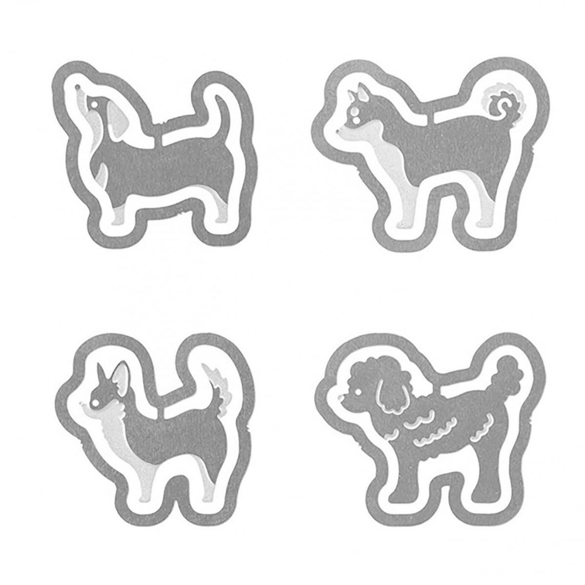 Etching Clips Dog Σετ Σελιδοδείκτες Σκύλος