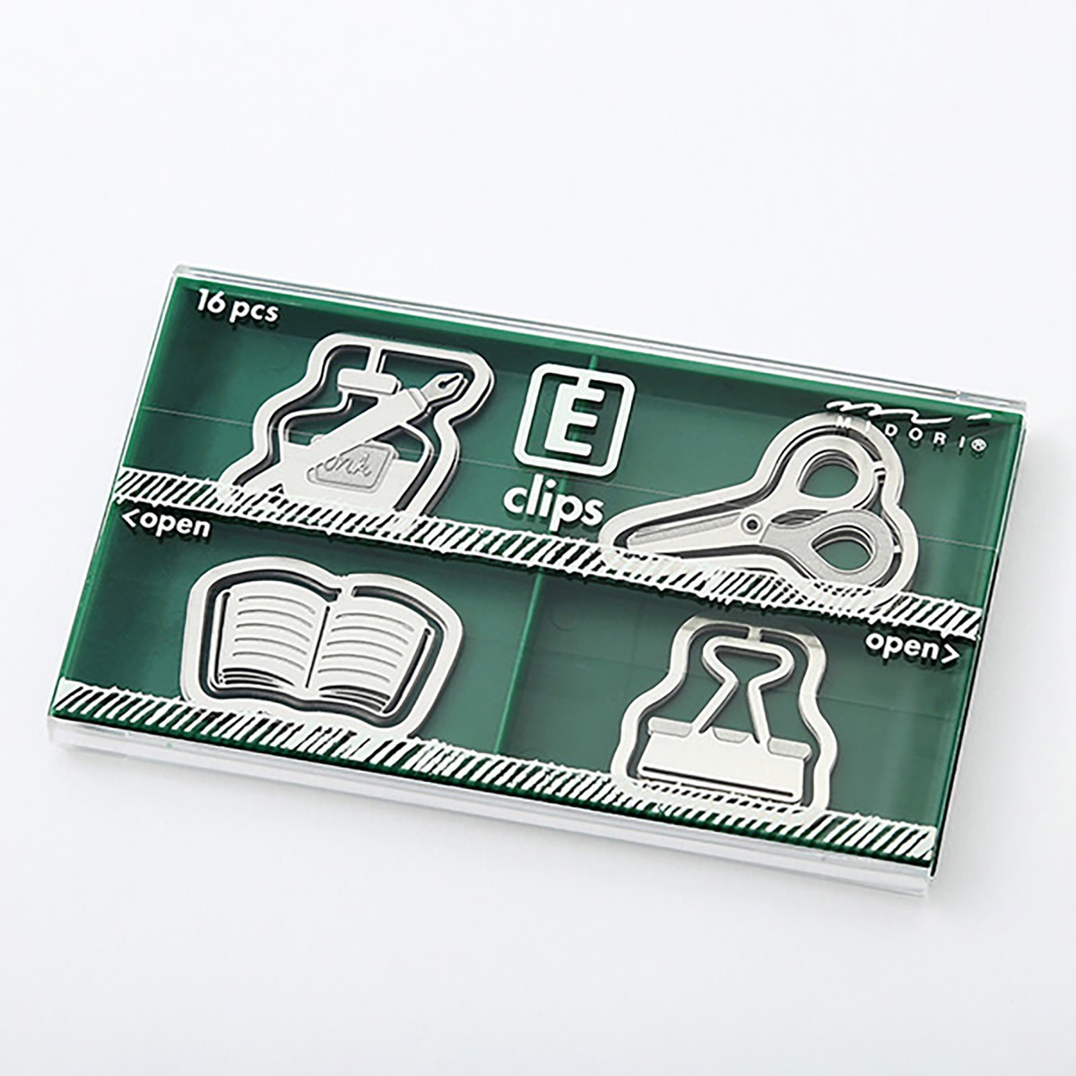 Etching Clips Stationery Σετ Σελιδοδείκτες