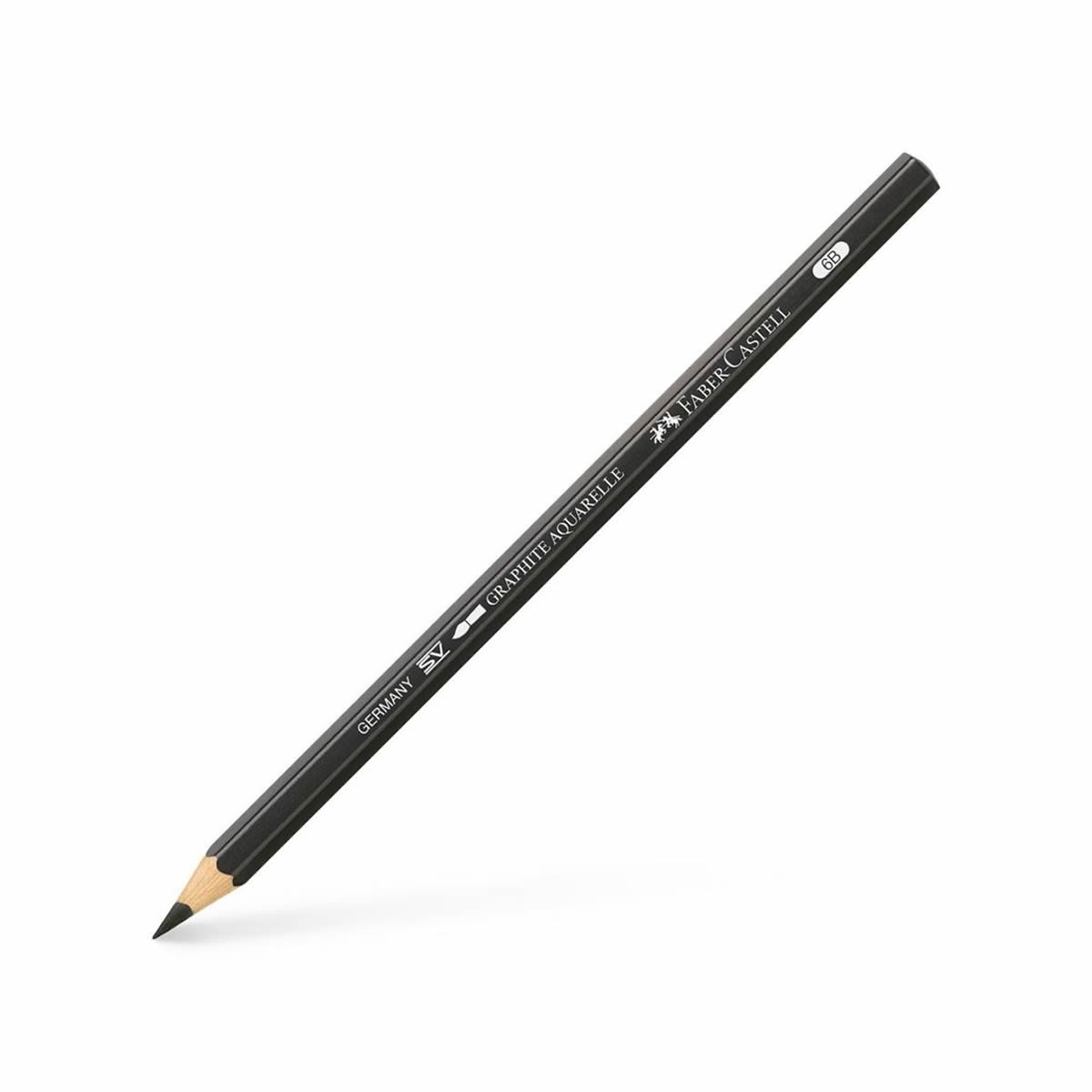 Faber-Castell Υδατοδιαλυτό μολύβι Graphite Aquarelle 6B