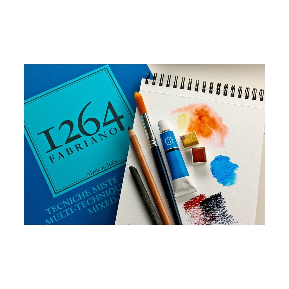 Fabriano 1264 Mix Media Σπιράλ Μπλοκ Σχεδίου Α5