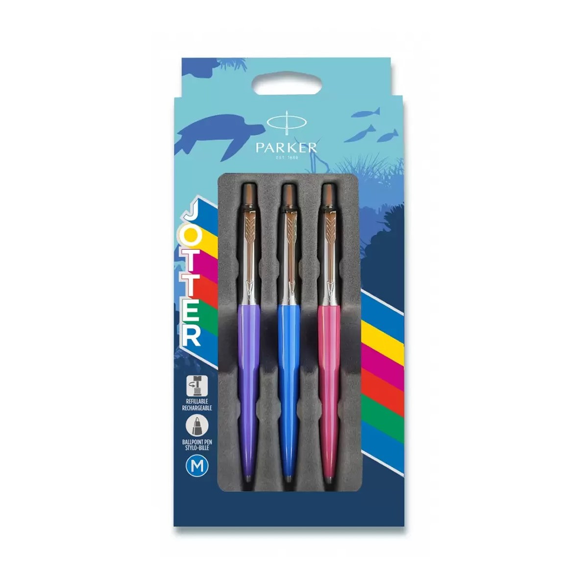 PARKER  Jotter Original Trio Σετ Στυλό Διαρκείας Water