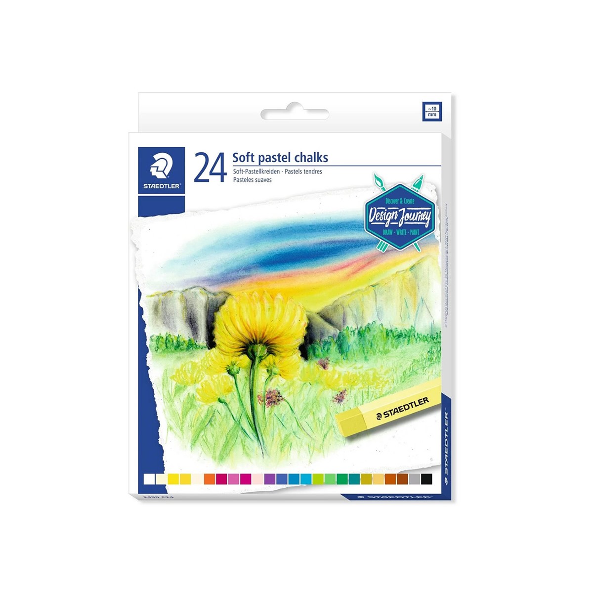 STAEDTLER 24 Soft Pastel Chalks - Σετ 24 Ξηροπαστέλ