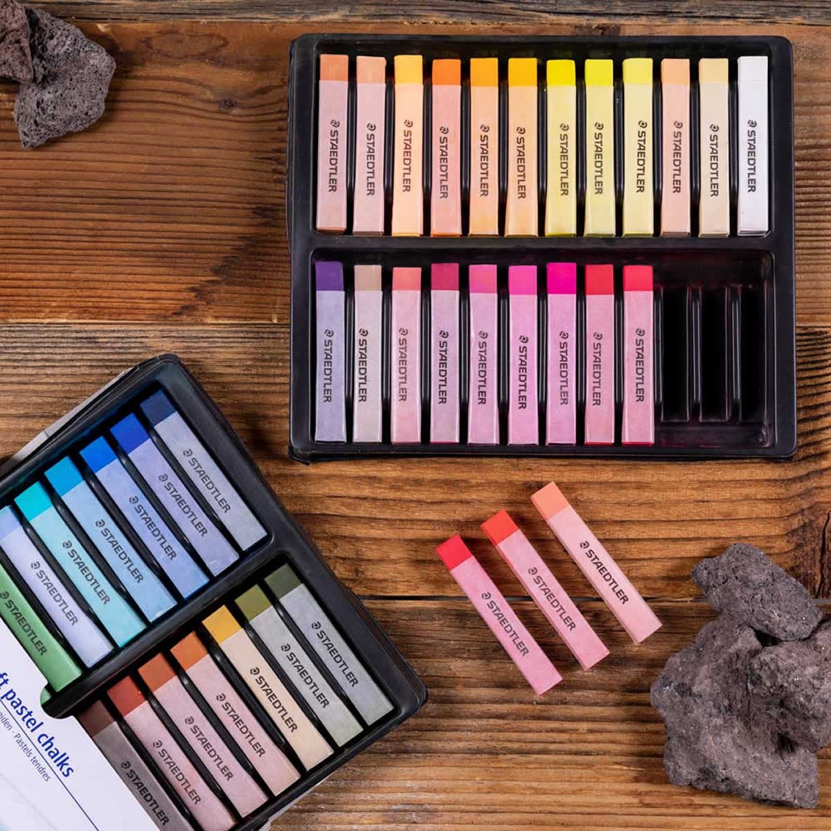 STAEDTLER 12 Soft Pastel Chalks - Σετ 12 Ξηροπαστέλ