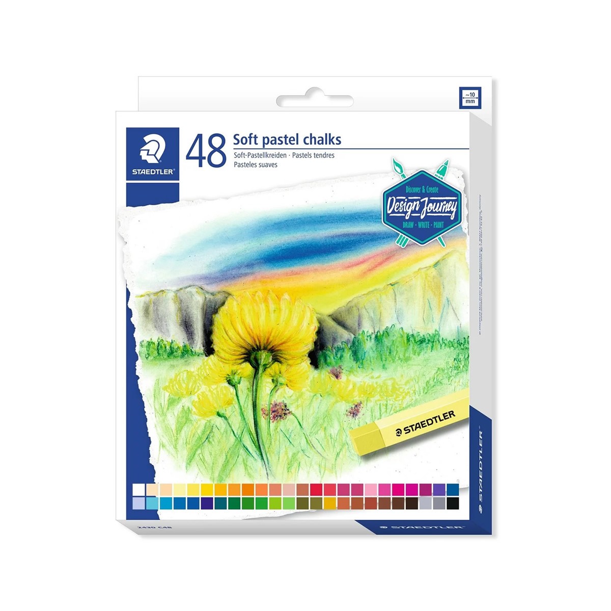 STAEDTLER 48 Soft Pastel Chalks - Σετ 48 Ξηροπαστέλ