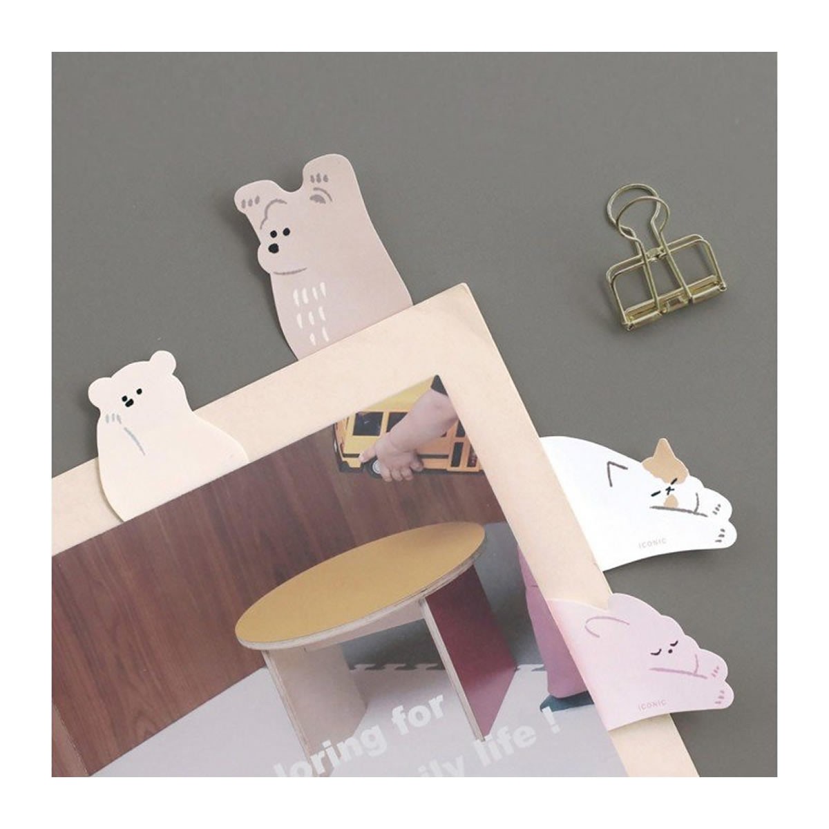 Sticky Note Animal Cat Αυτοκόλλητα Χαρτάκια