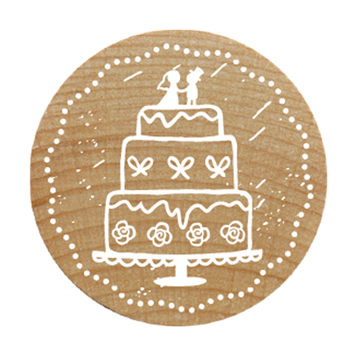 COLOP Arts & Crafts Woodies Ξύλινη Σφραγίδα Wedding Cake