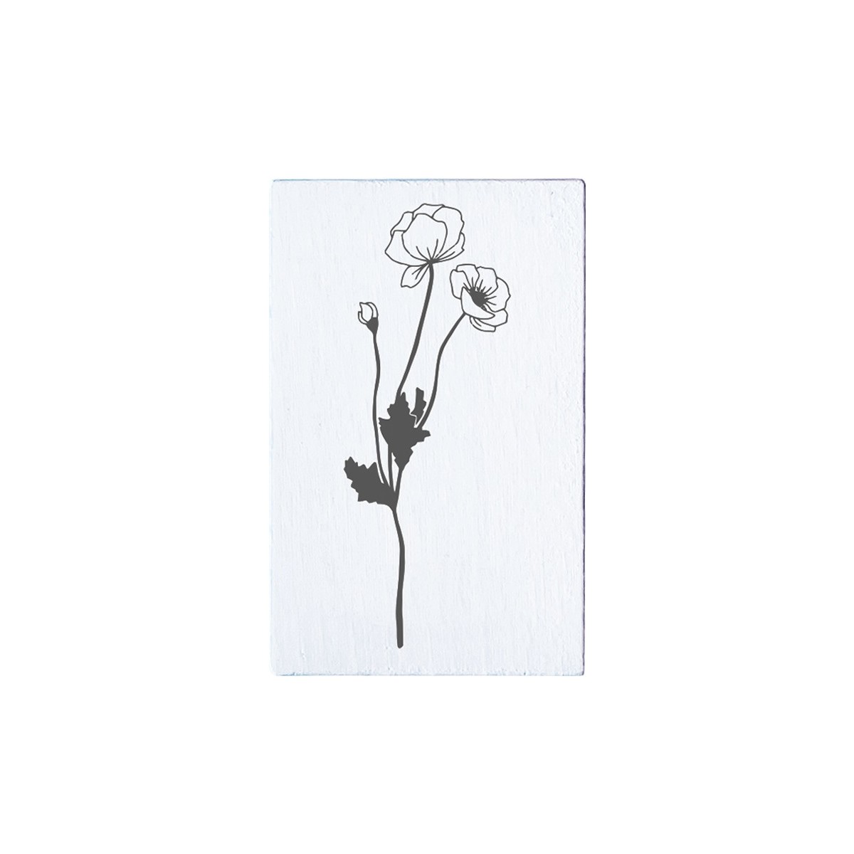 COLOP Arts & Crafts Ξύλινη Σφραγίδα May & Berry Λουλούδι 35x55mm