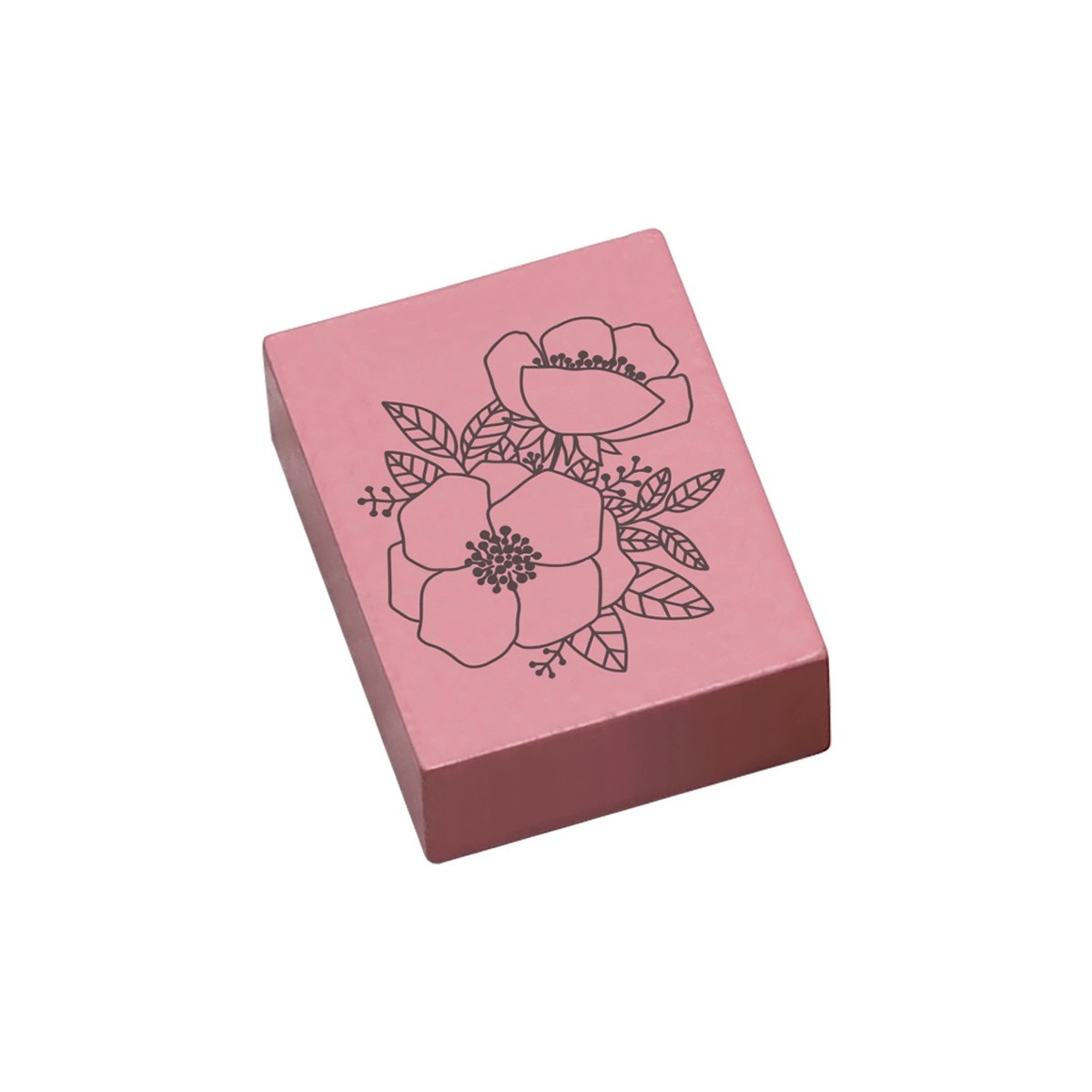 COLOP Arts & Crafts Ξύλινη Σφραγίδα May & Berry Λουλούδια 35x45mm