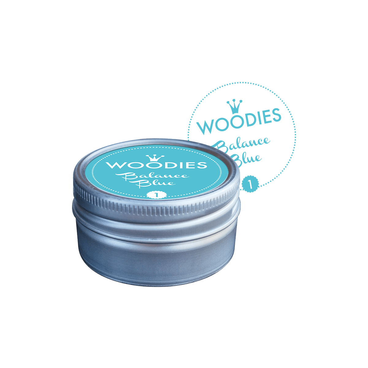 COLOP Arts & Crafts Woodies Ταμπόν Σφραγίδας Balance blue