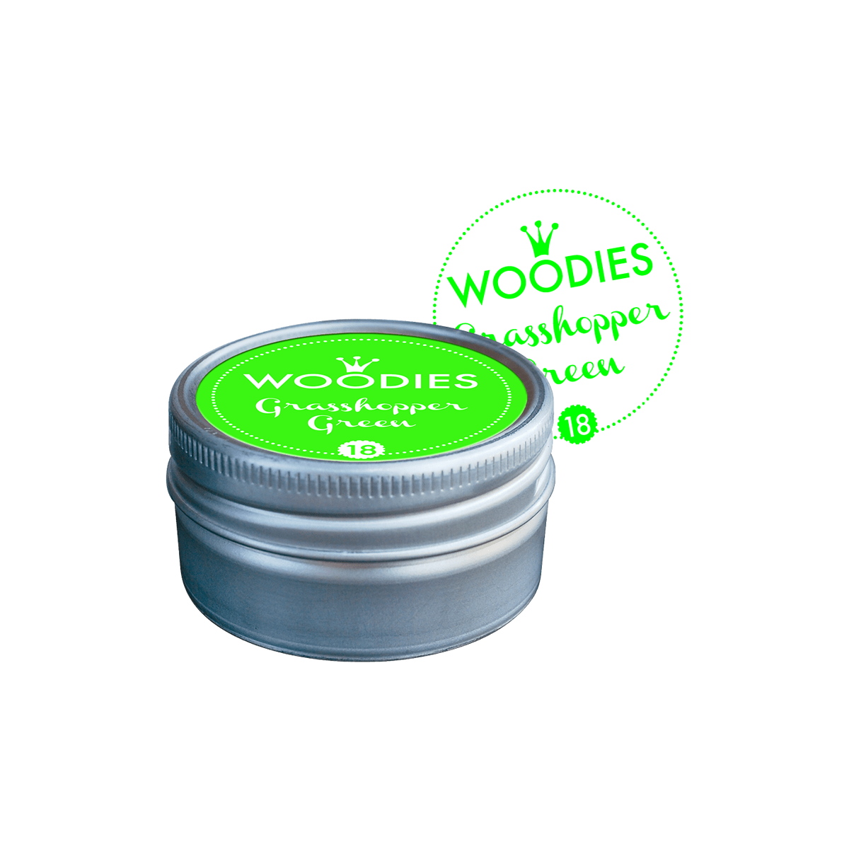 COLOP Arts & Crafts Woodies Ταμπόν Σφραγίδας Grasshopper Green