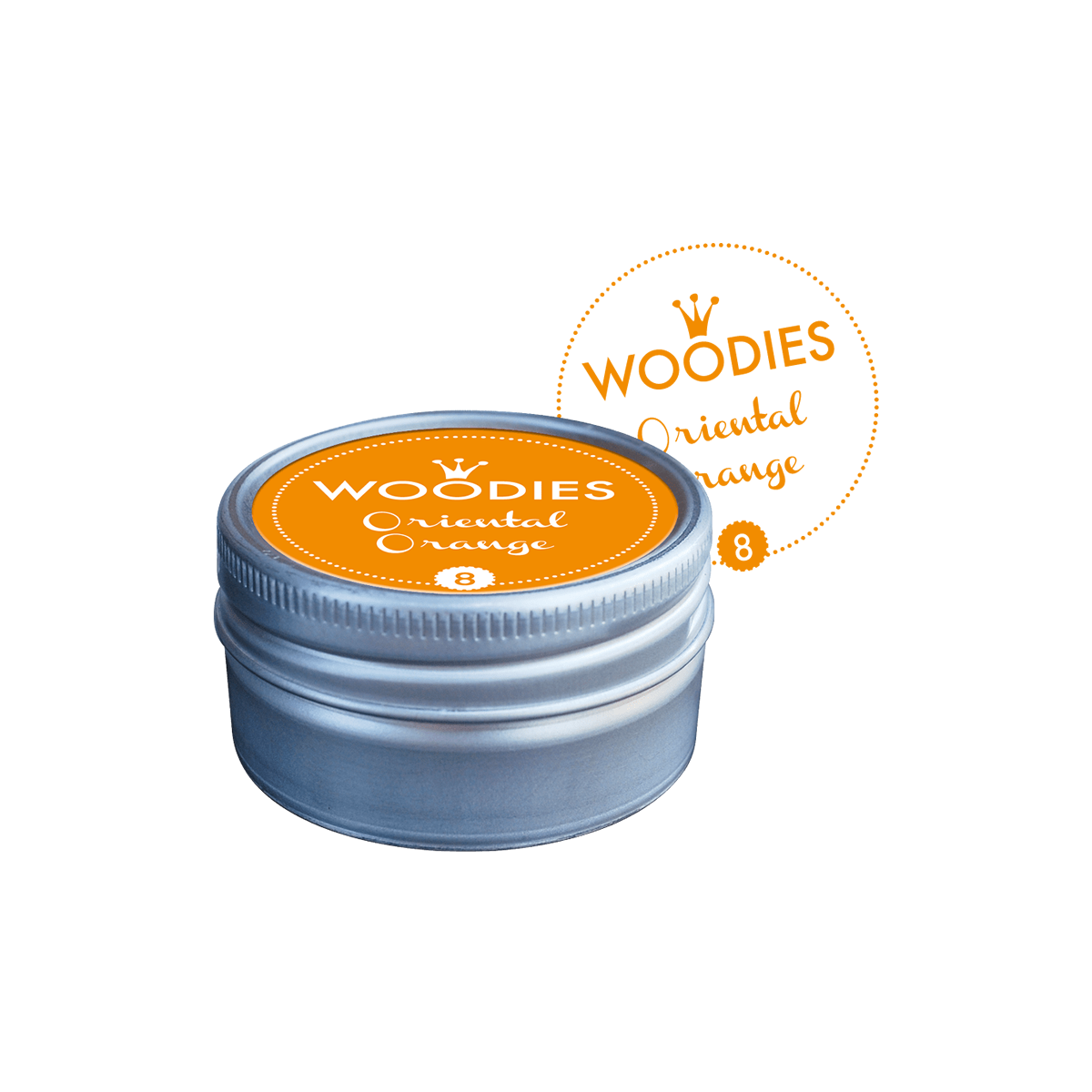 COLOP Arts & Crafts Woodies Ταμπόν Σφραγίδας Oriental Orange