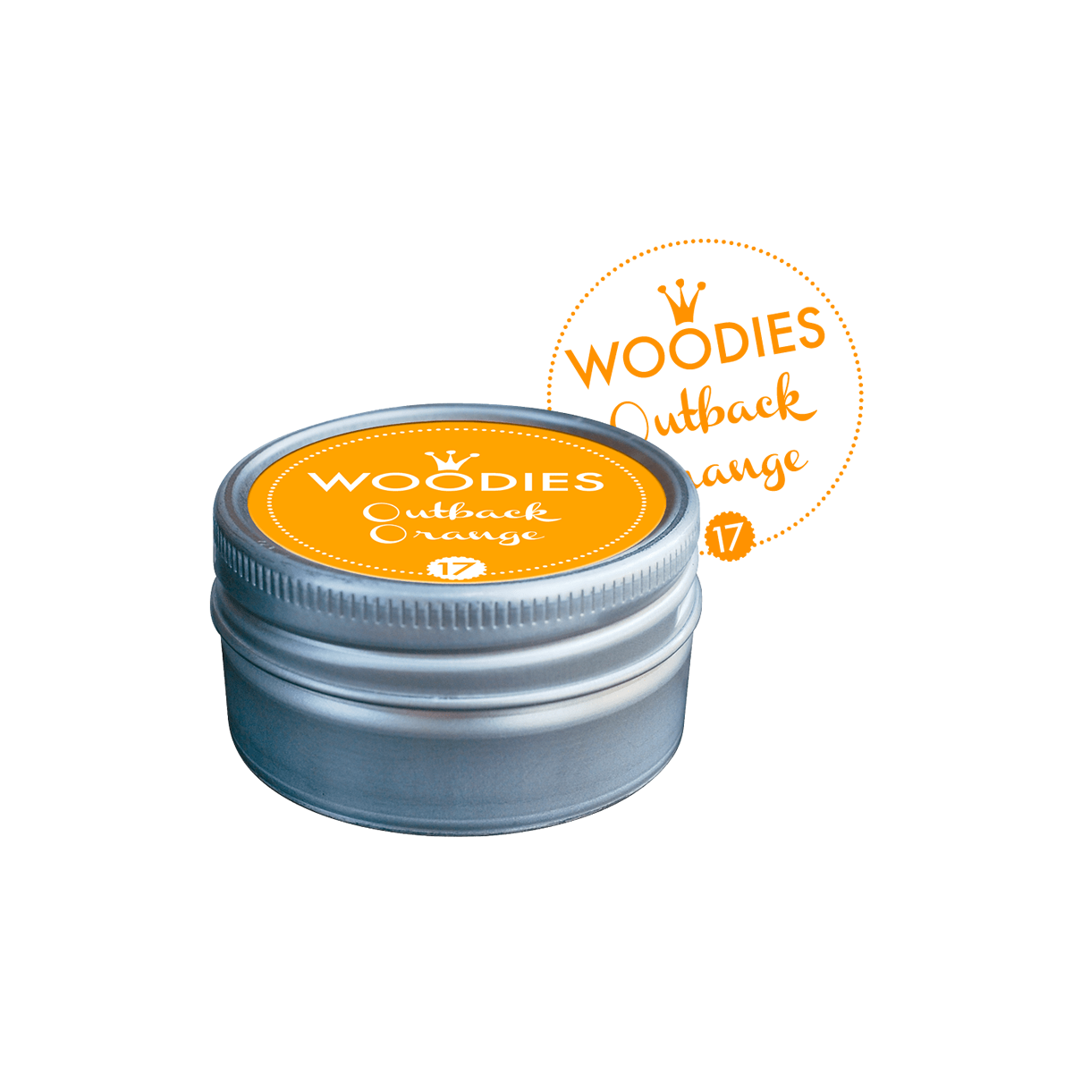 COLOP Arts & Crafts Woodies Ταμπόν Σφραγίδας Outback Orange