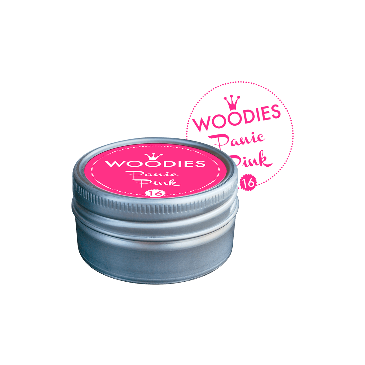 COLOP Arts & Crafts Woodies Ταμπόν Σφραγίδας Panic Pink