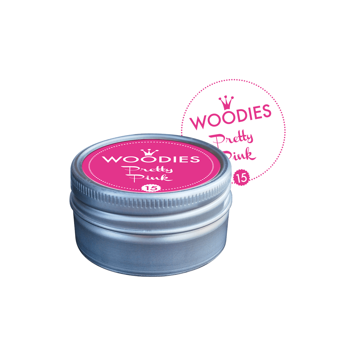 COLOP Arts & Crafts Woodies Ταμπόν Σφραγίδας Pretty Pink