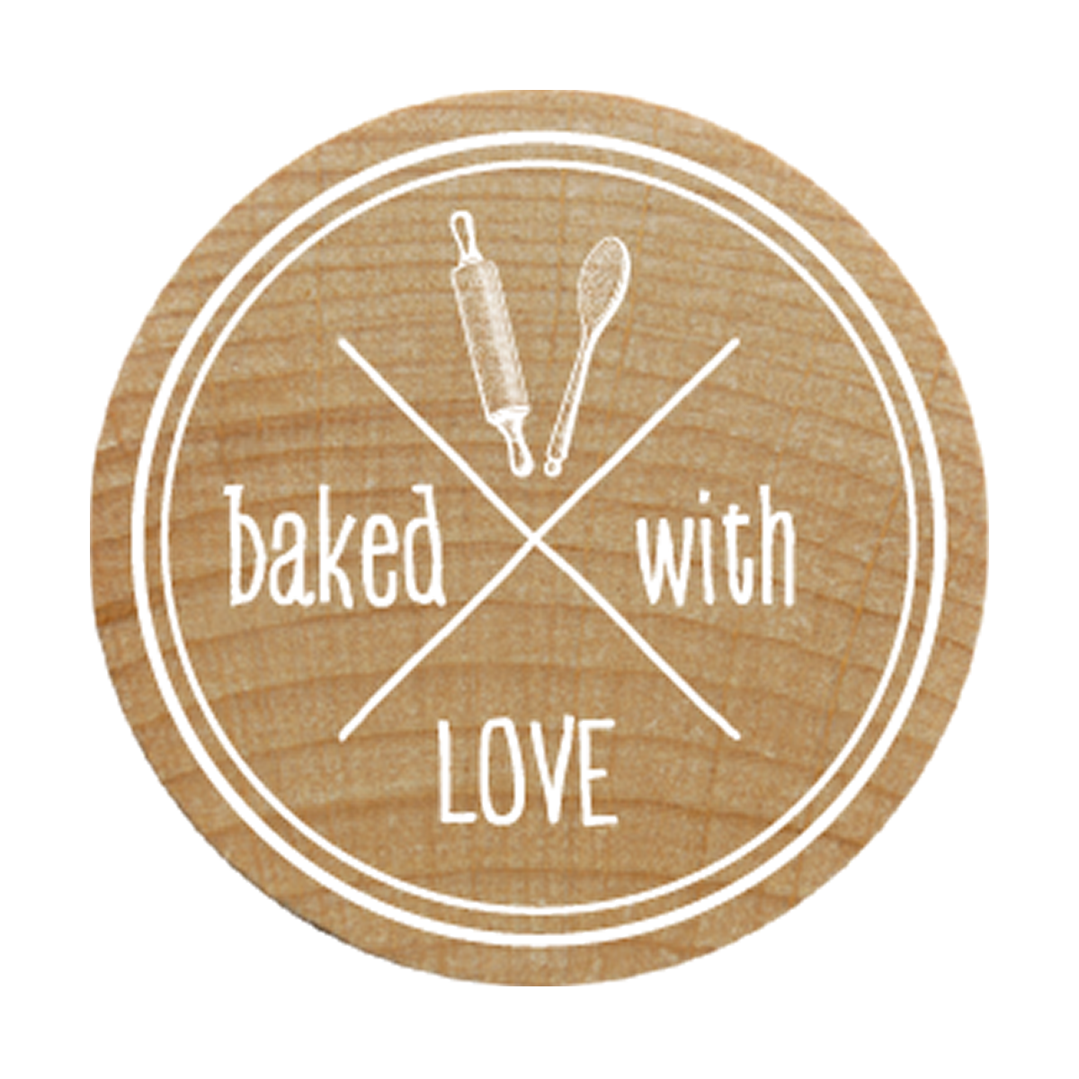 COLOP Arts & Crafts Woodies Ξύλινη Σφραγίδα Baked with love