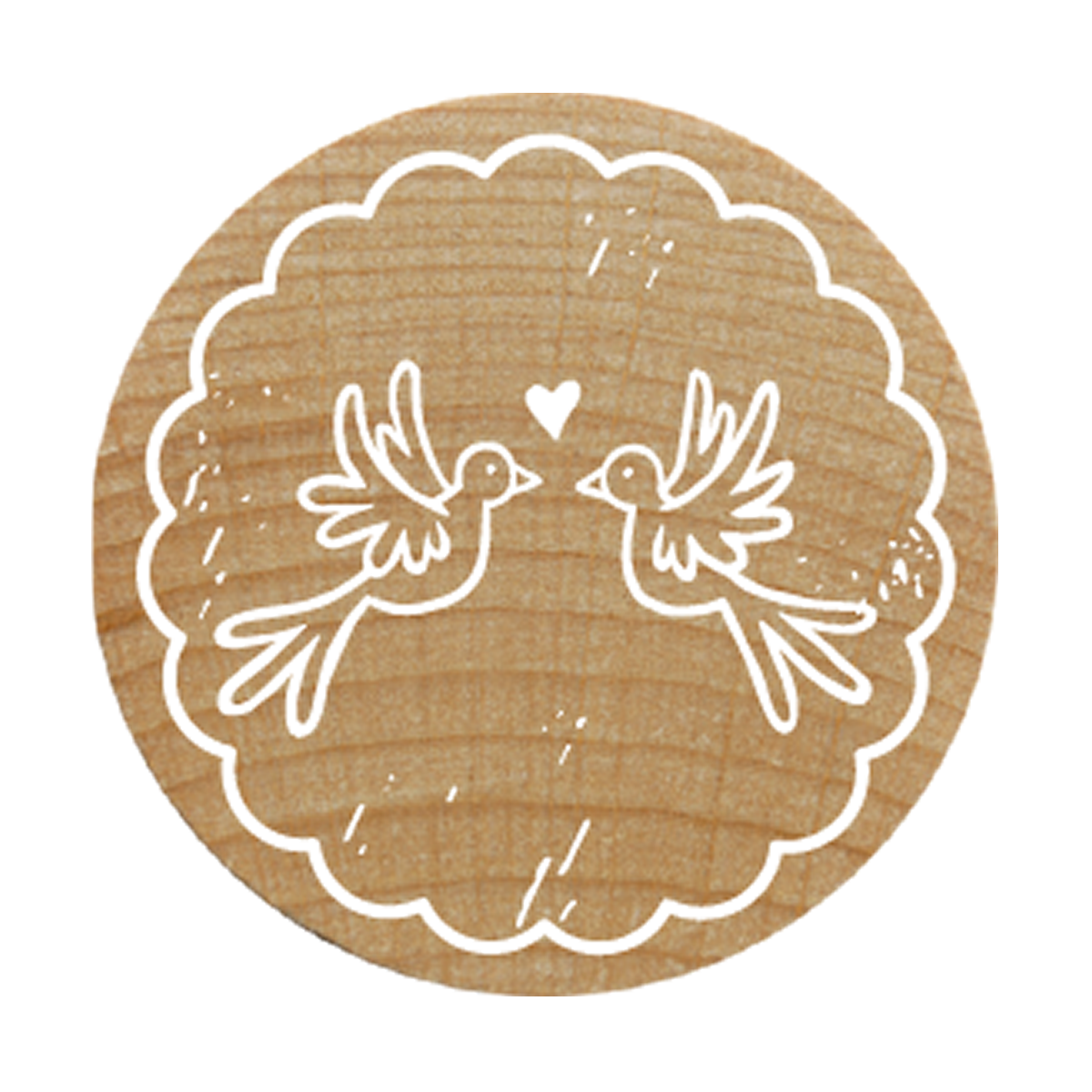 COLOP Arts & Crafts Woodies Ξύλινη Σφραγίδα Doves