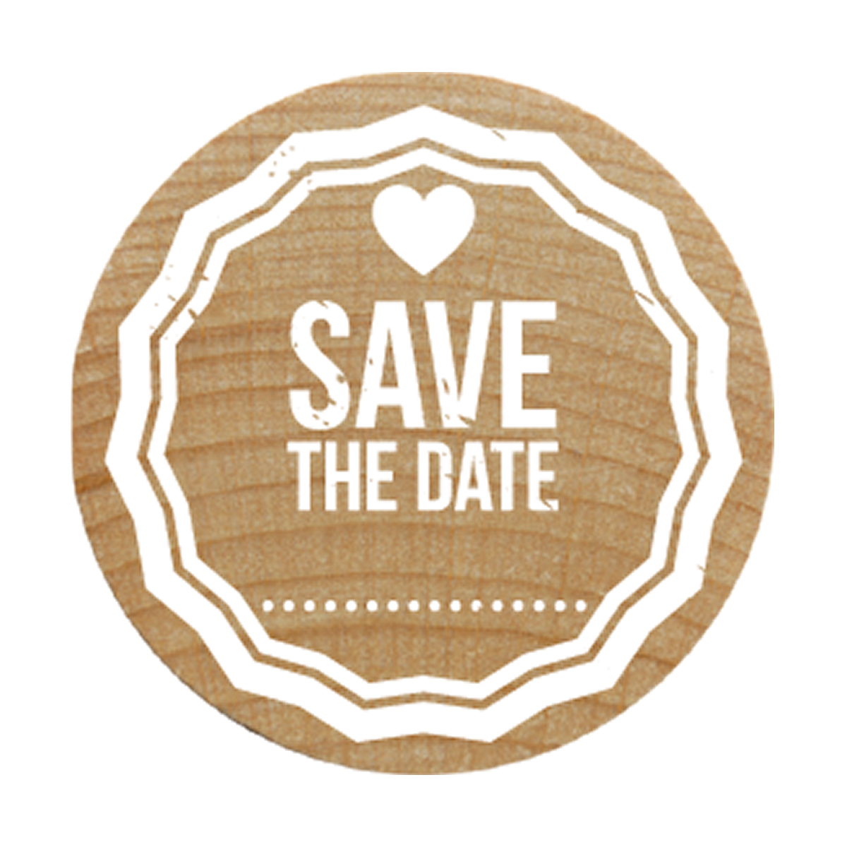 COLOPCOLOP Arts & Crafts Woodies Ξύλινη Σφραγίδα - Save the date